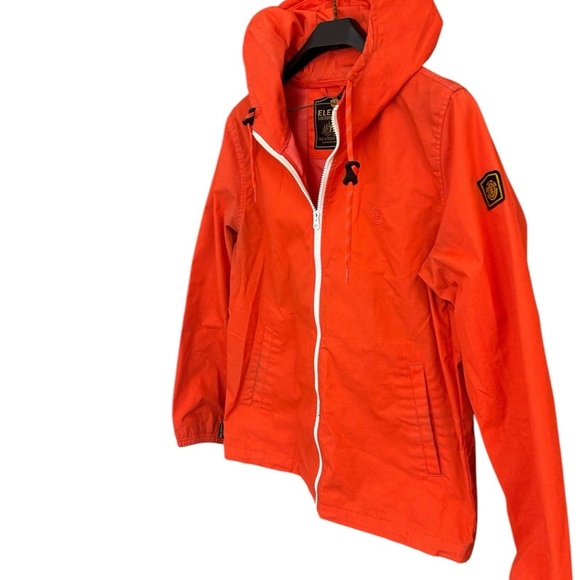 Orange Hooded Women's Jacket - Picture 2 of 10